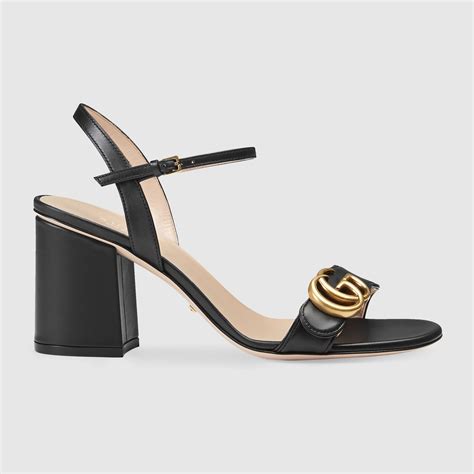 gucci sandals ladies|gucci black high heel sandals.